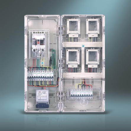 MF-K401D 單相四位插卡式電表箱